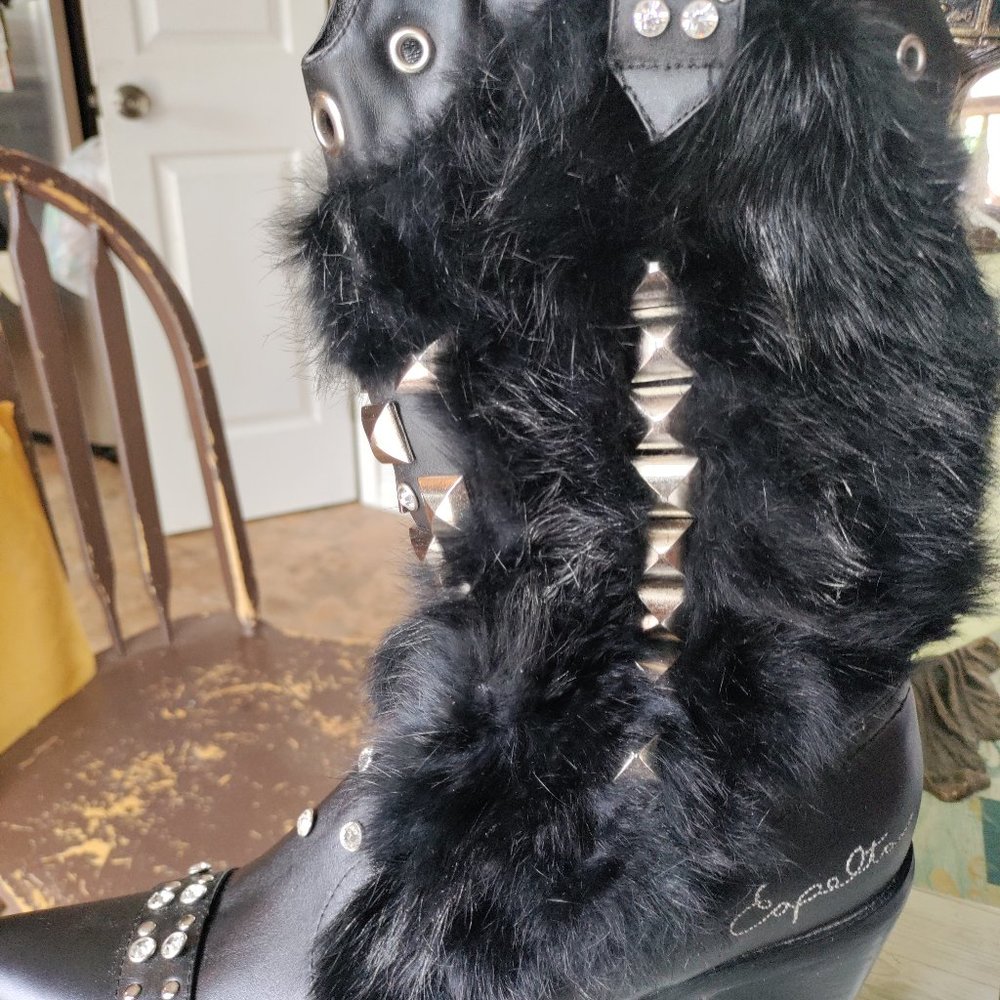 Capelta rhinestone cowboy boots